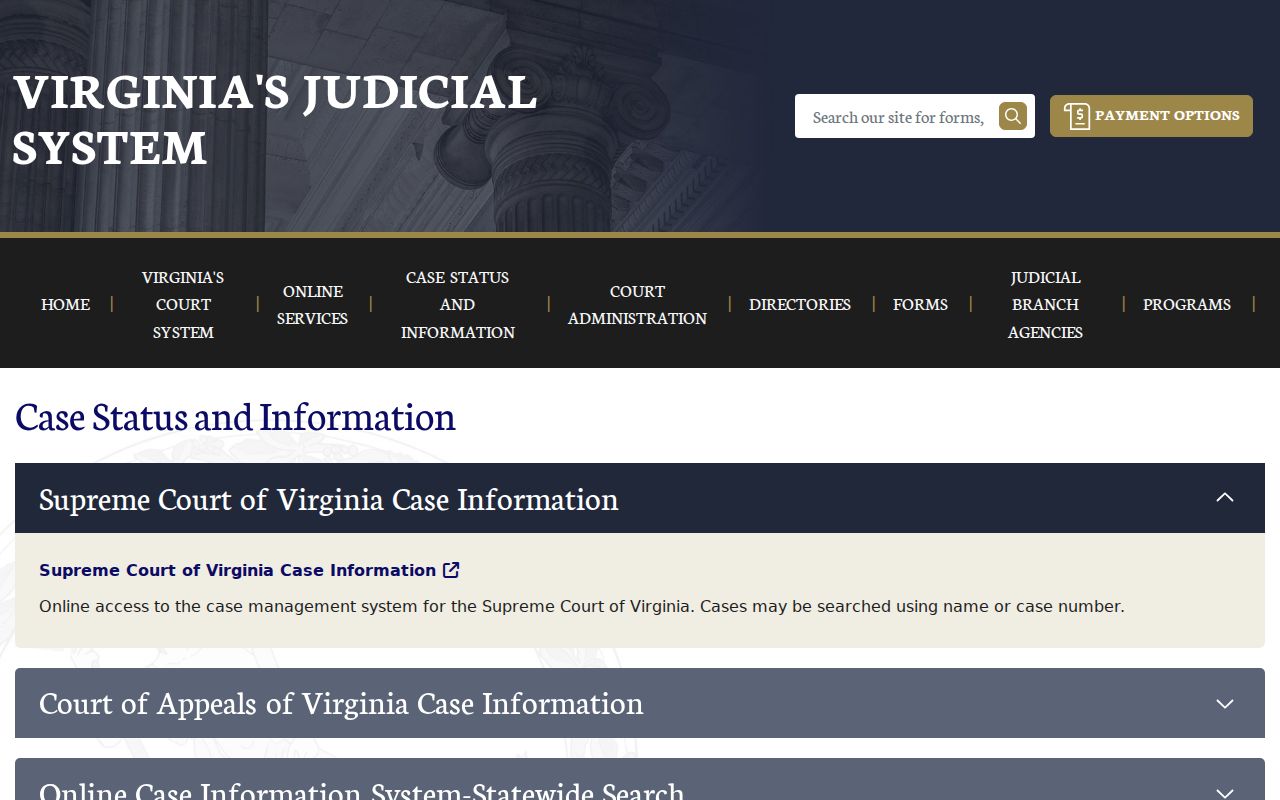 Campbell County warrant check reference: Virginia court and locality selection